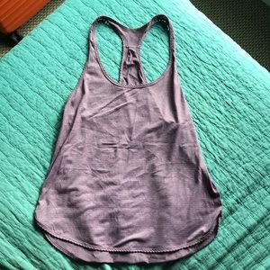 Purple lululemon racerback tank